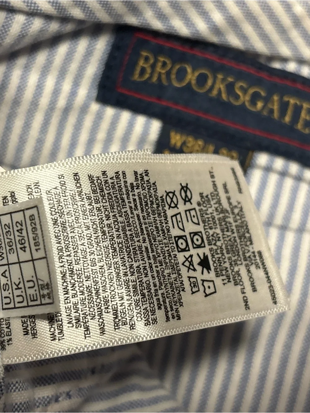 Brooks Brothers Brooksgate Corduroy Pants 36x32 Salmon Coral Straight NWT